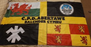 Baner 'Balchder Cymru' Abertawe